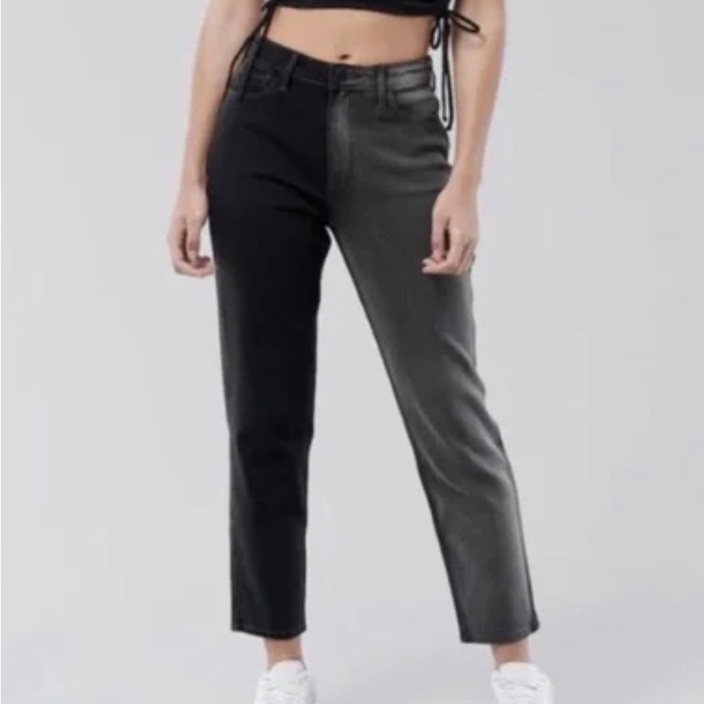Hollister Dual Tone Black/Gray Denim Jeans